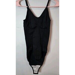 Heyshape Black Seamless Tummy Control Bodysuit Shapewear Medium NWT